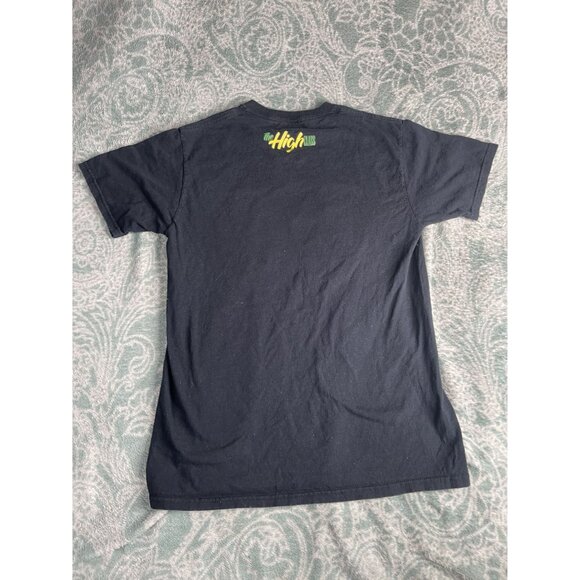 THC High Class Rocket Graphic Black T Shirt Size Small‎ Unisex - Picture 3 of 4